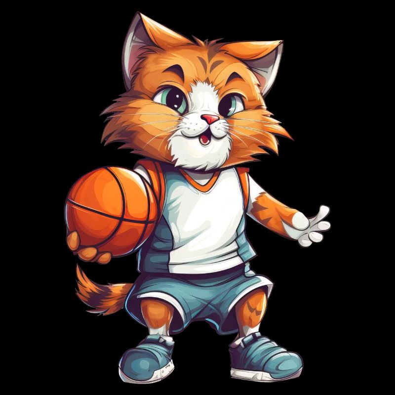 Basketball Katze