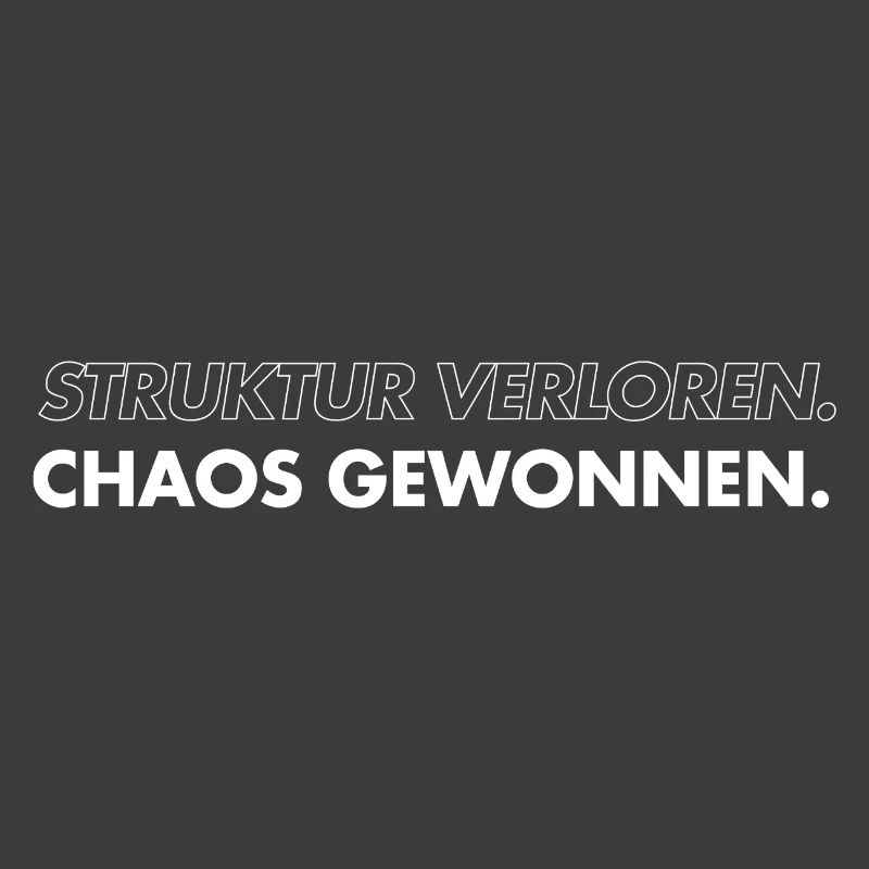 Structure lost, chaos won