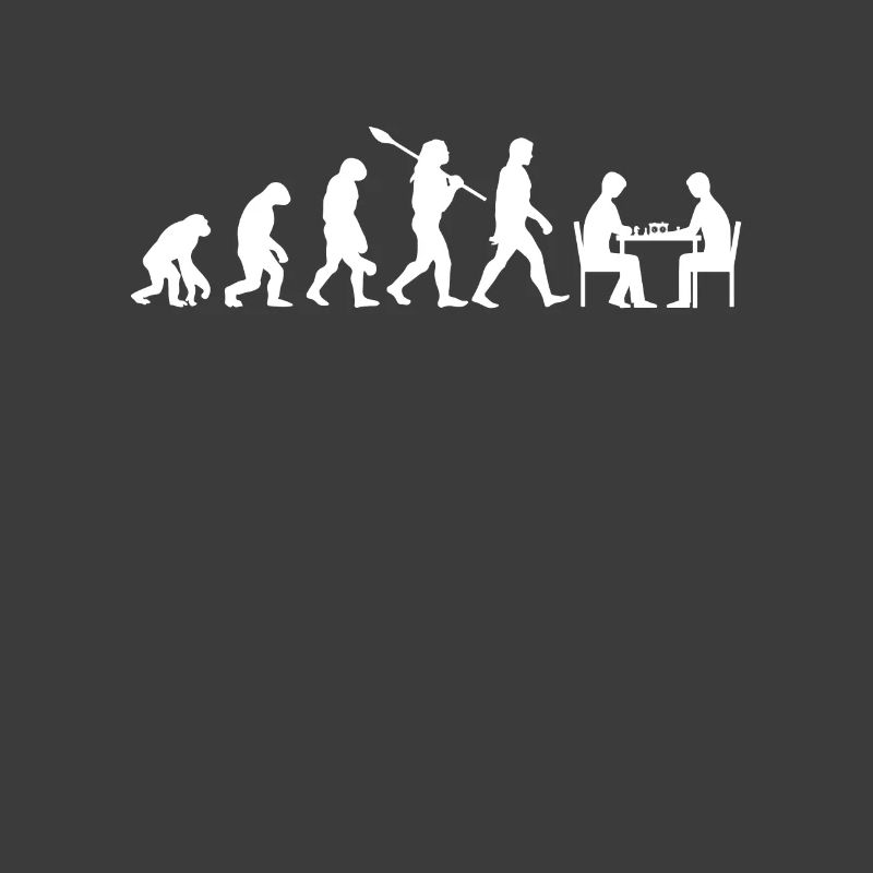 Evolution échecs jeu d'échecs joueur d'échecs