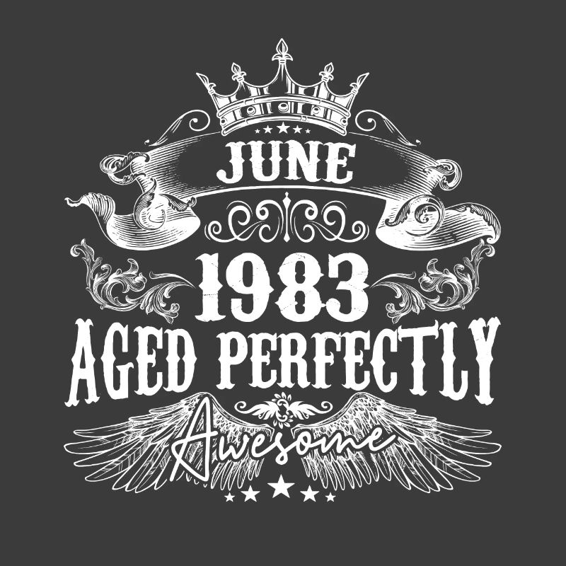 1983| Juni 1983 Geburtstag Perfekt gealtert