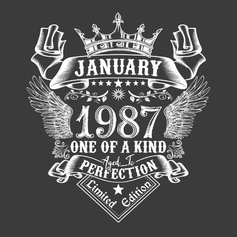 1987 Janvier 1987 anniversaire Janvier 1987