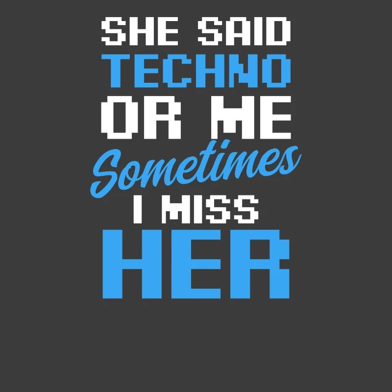 EDM Rave Techno sagte Techno oder ich manchmal vermissen