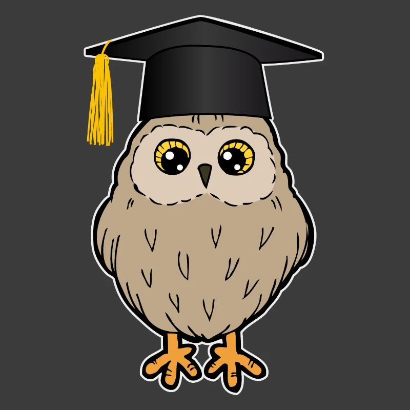 Bachelor Master Studium Abschluss Eule Lustig