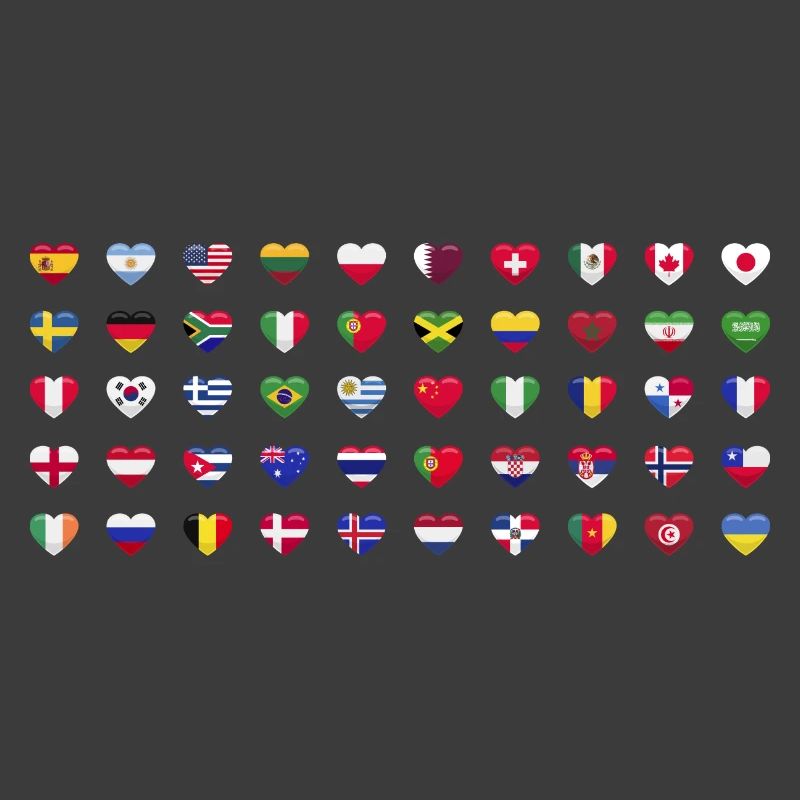 Drapeaux internationaux du monde - Drapeaux des pays