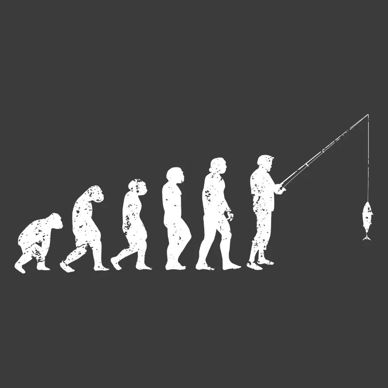 Évolution pêche pêcheur pêcheur pêche humanité