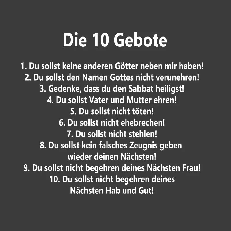 10 Commandments