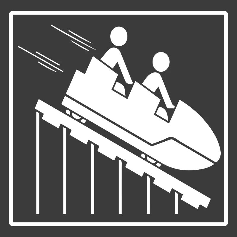 Rollercoaster Achterbahn