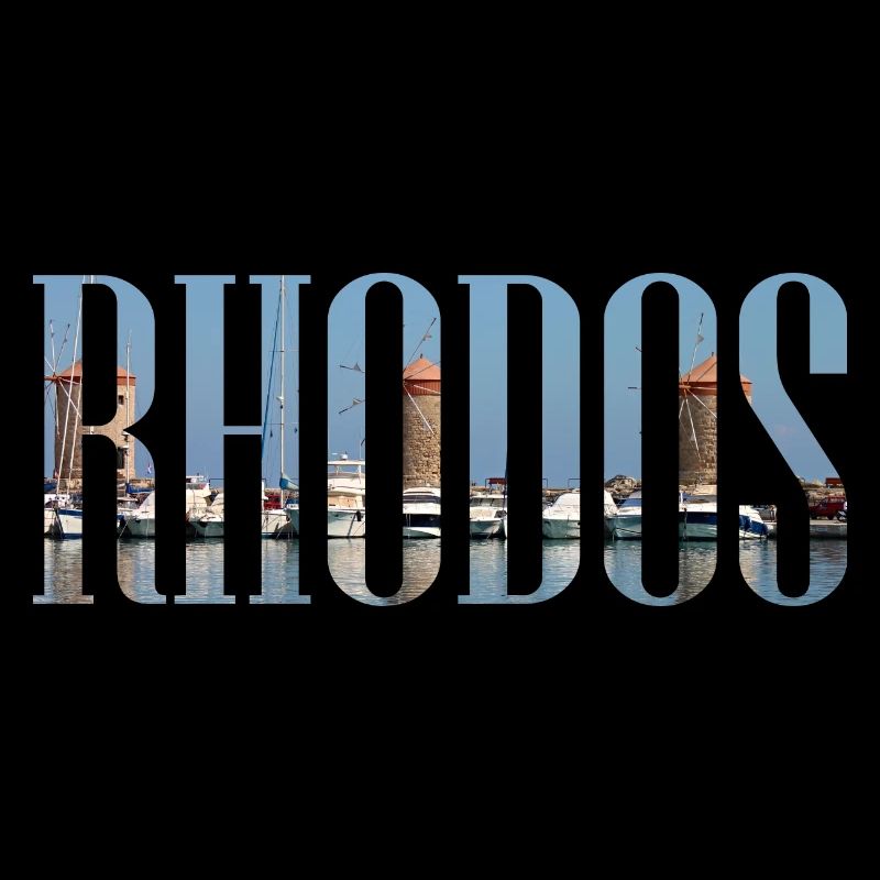 Rhodes holidays with beach, windmills Greece