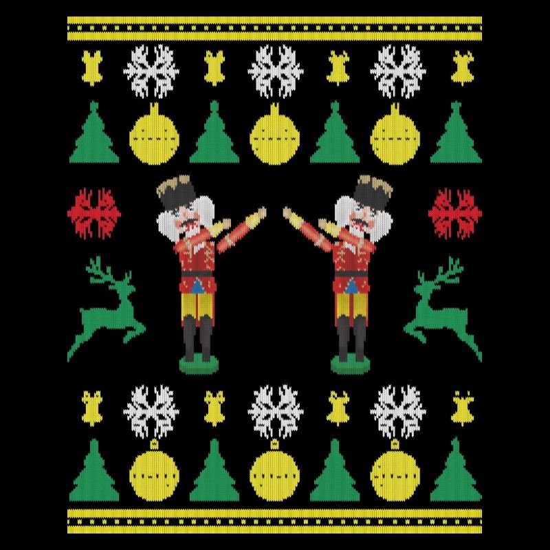 Tanzender Nussknacker Dabbing Nutcracker Knittered