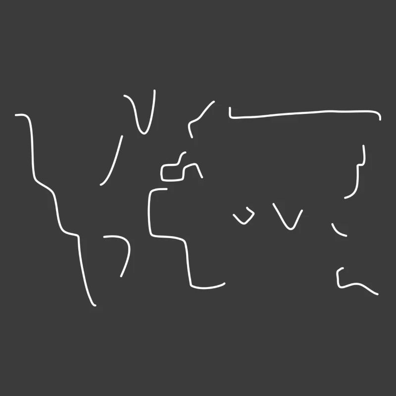 World map - fine style