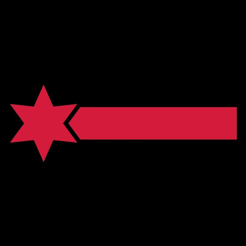 Star with line