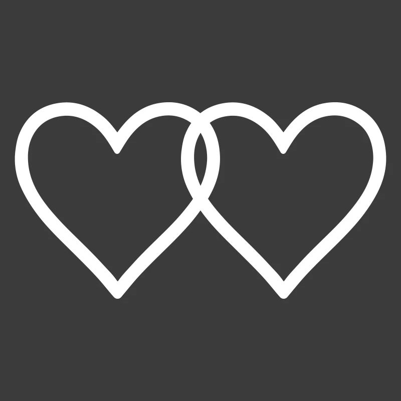 Symbole d’amour des cœurs