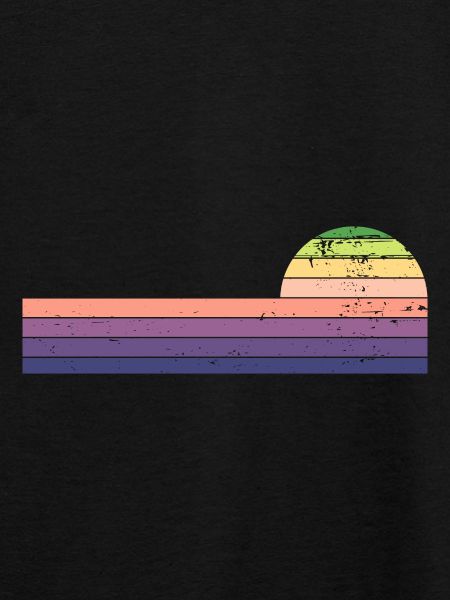 Retro Horizontal Vintage Sunset