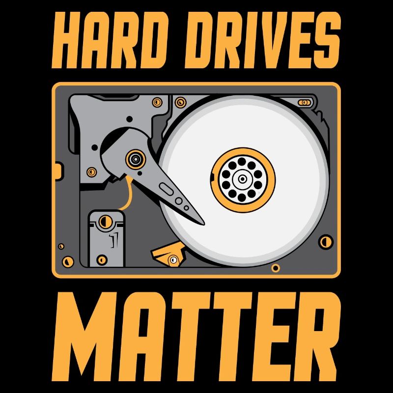 Disques durs comptent - Computer Nerd Gamer PC Geek