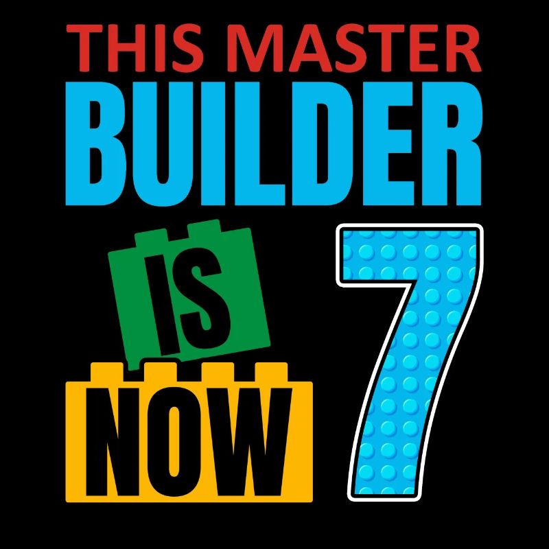 Ce constructeur a maintenant 7 ans, les blocs de jouets 7.