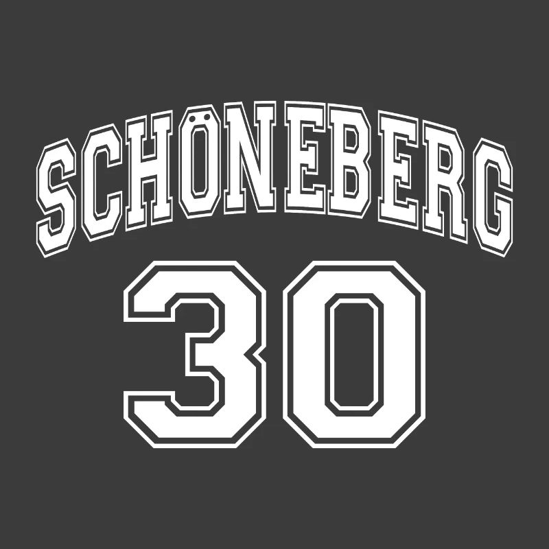 SCHÖNEBERG 30 Nostalgia Design Code postal du quartier de Berlin