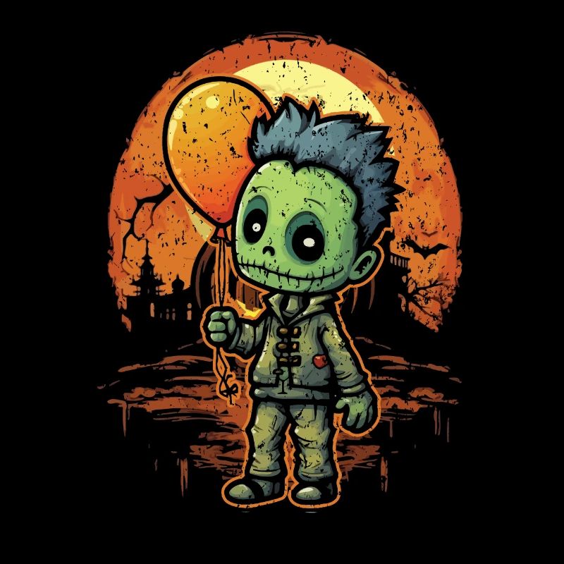Ballon Halloween Süßes oder Saures Spooky Boo Ghost