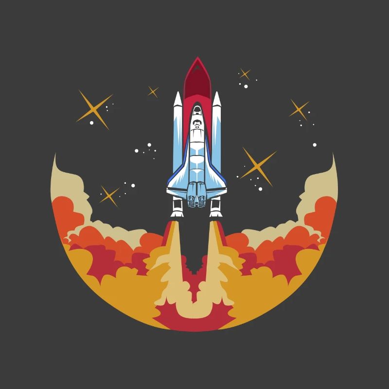 Astronaute de lancement de la navette spatiale