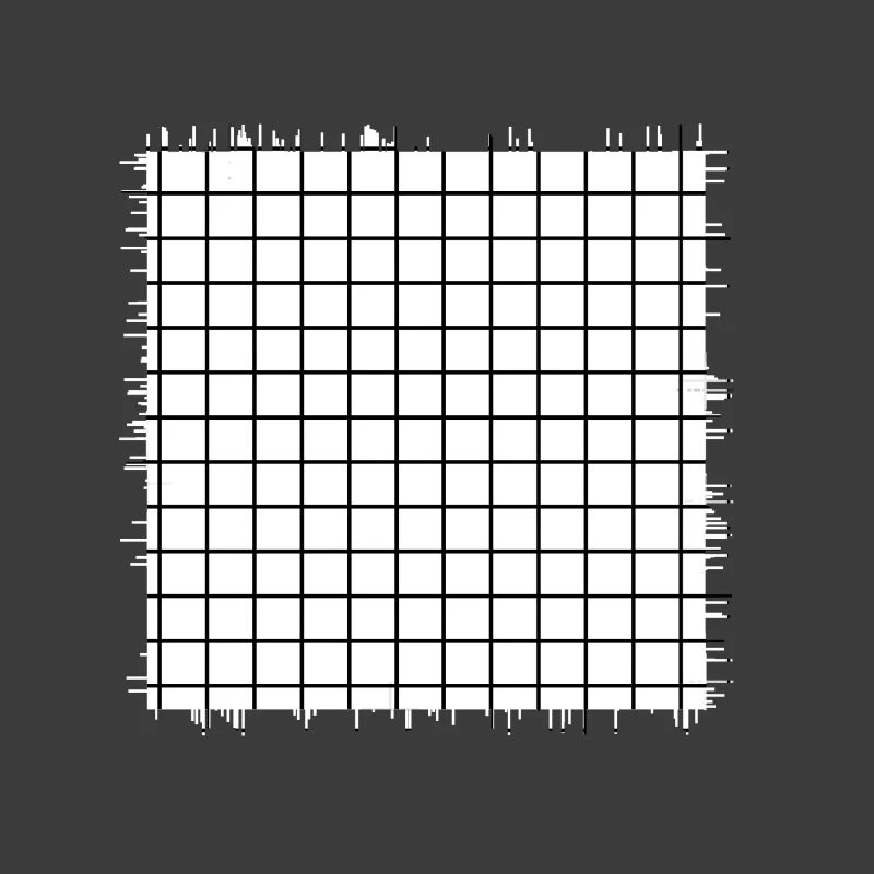 square shape crossed checkered pattern paper