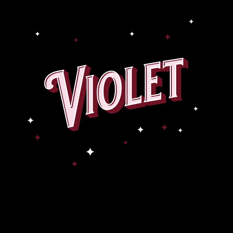 Violet name personalized