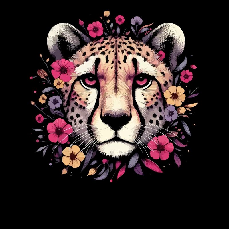 Guépard Fleurs de guépard