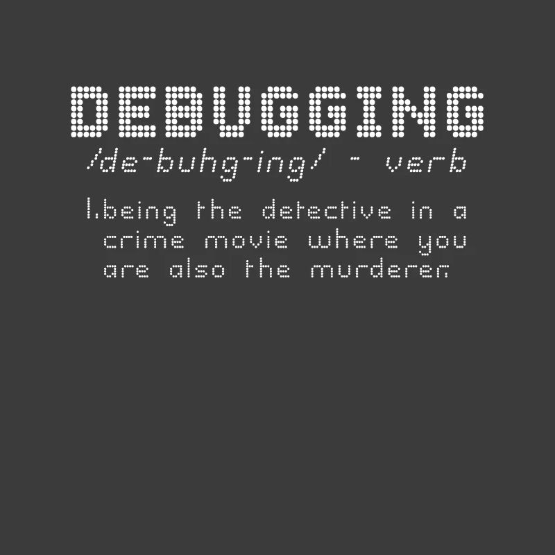 Définition de débogage - Programmeur Computer Nerd