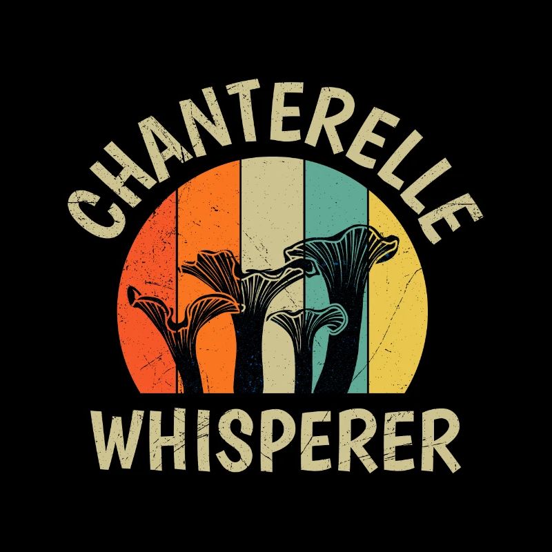 Chuchoteur de chanterelles Cueilleurs de champignons Cueilleurs de champignons