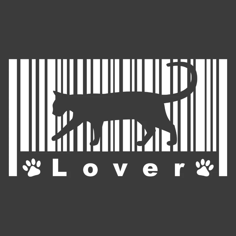 Katze - Kätzchen - Symbol - Barcode - Strichcode