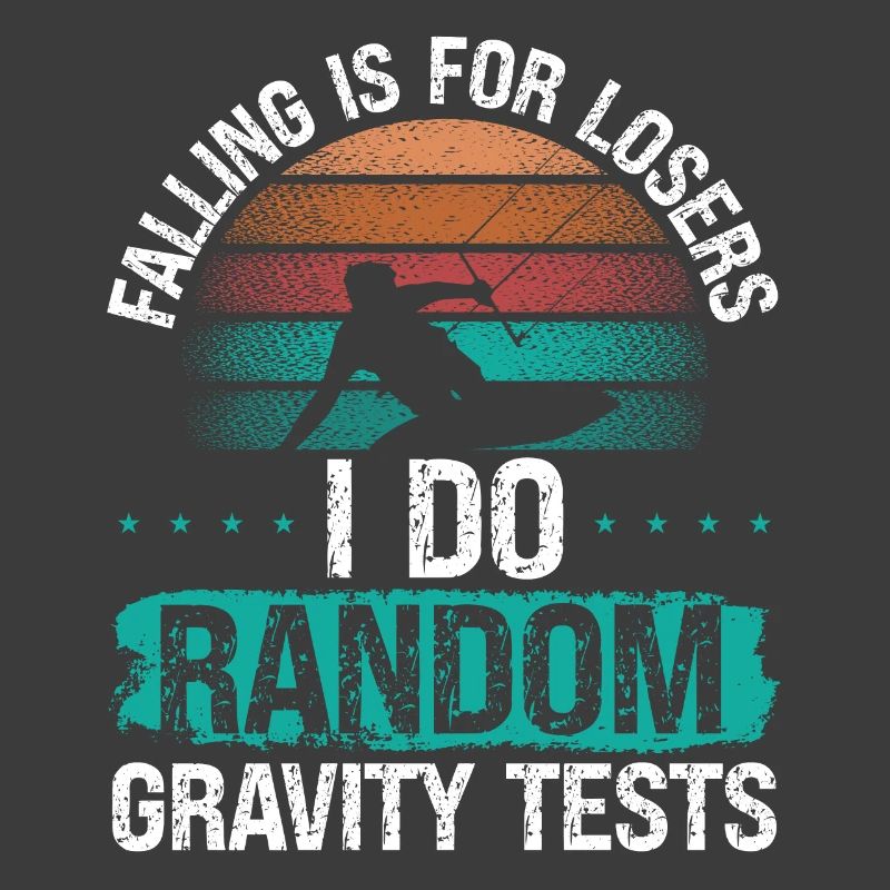 Kiteboarder Random Gravity Test Falling Kite