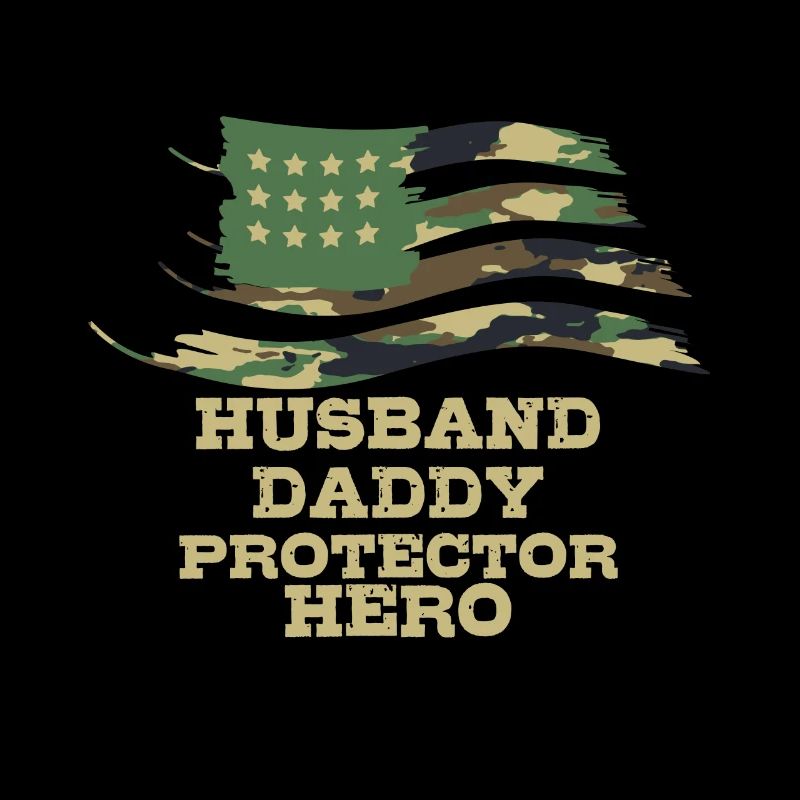 Husband Daddy Protector Hero Vathers Day Papa USA