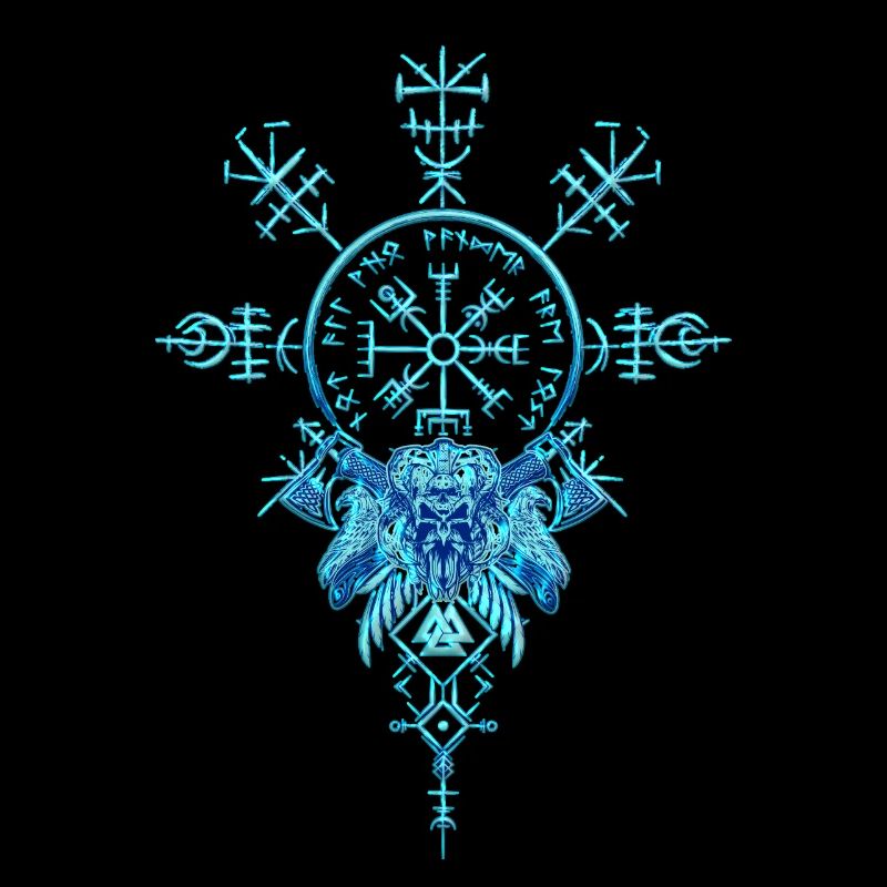 Celtic Vikinger Vegvisir compas Vikings