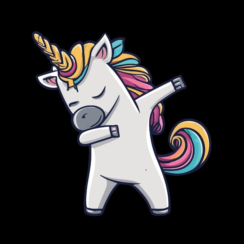 Dabbing Licorne Licorne Dab Dabbing Trend Dance