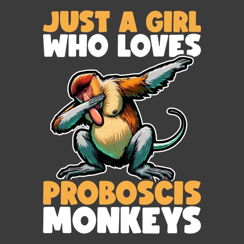 Proboscis Monkey Dabbing Monkey Gift Monkeys