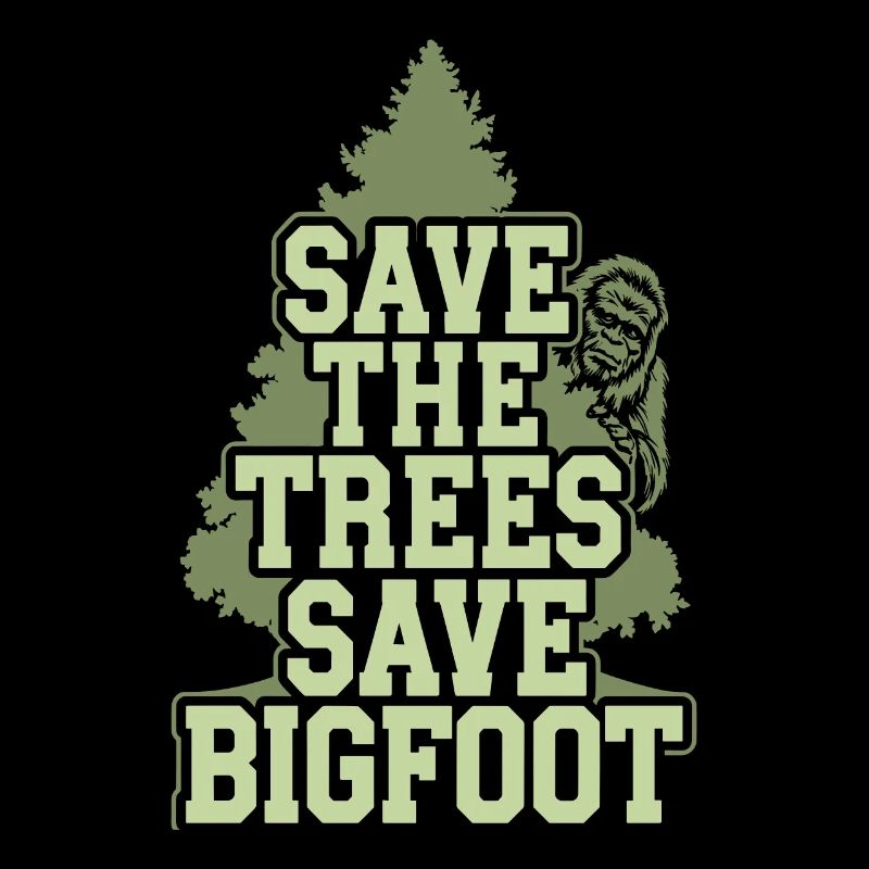 Bigfoot croyant Sasquatch Cryptide Créature de la forêt