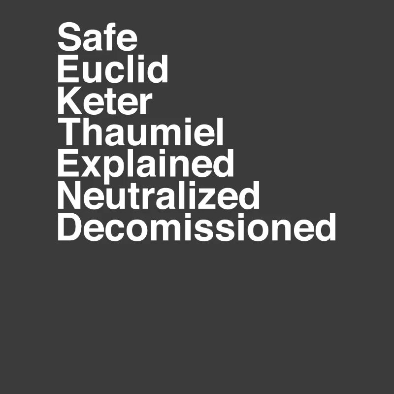 Object classes secure contain protect scp