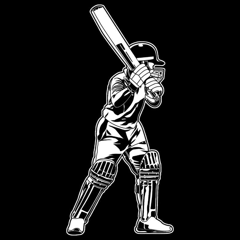 Cricket Batter Sketch