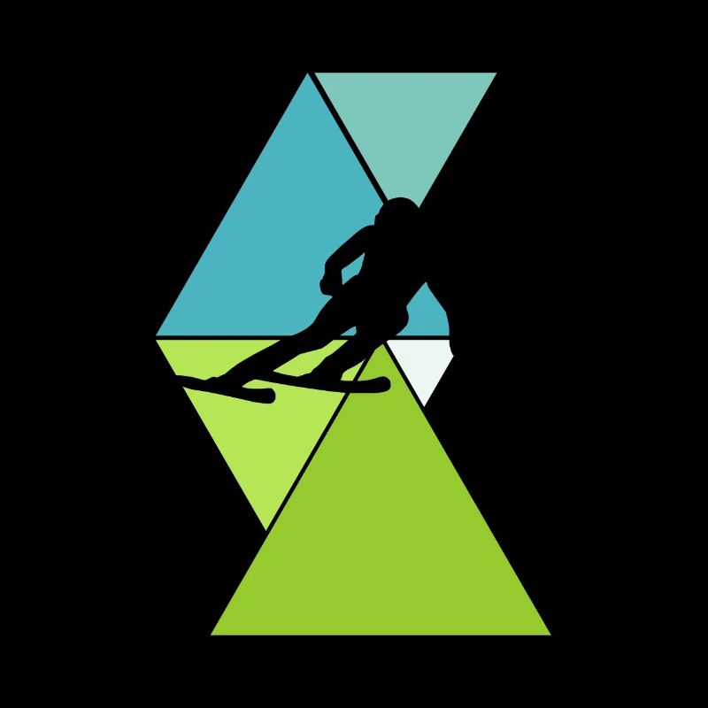 Skiing downhill skier