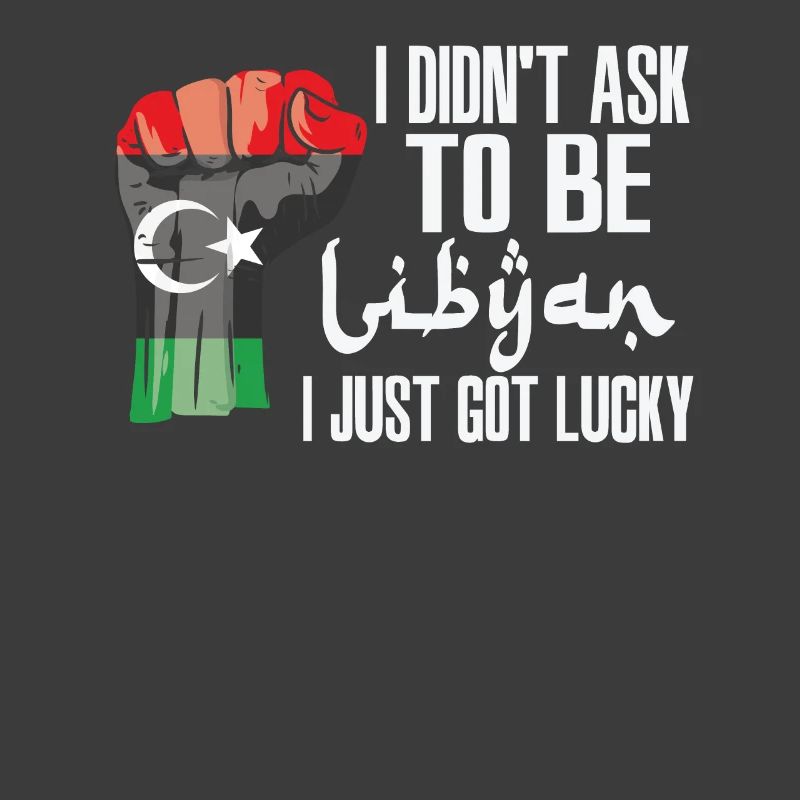 Libyscher Stolz Libysche Flagge Gewachsen
