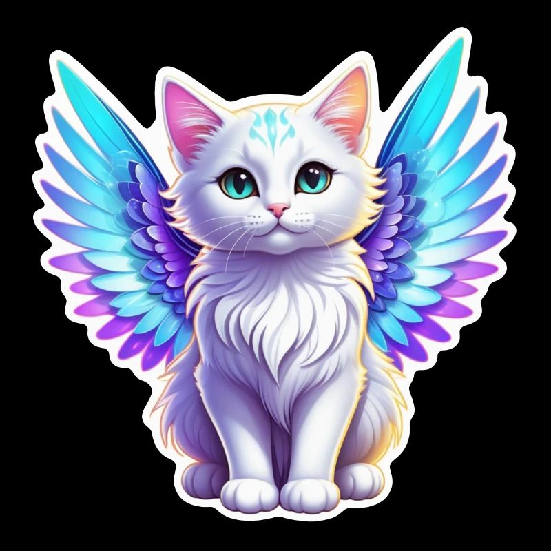chat avec des ailes