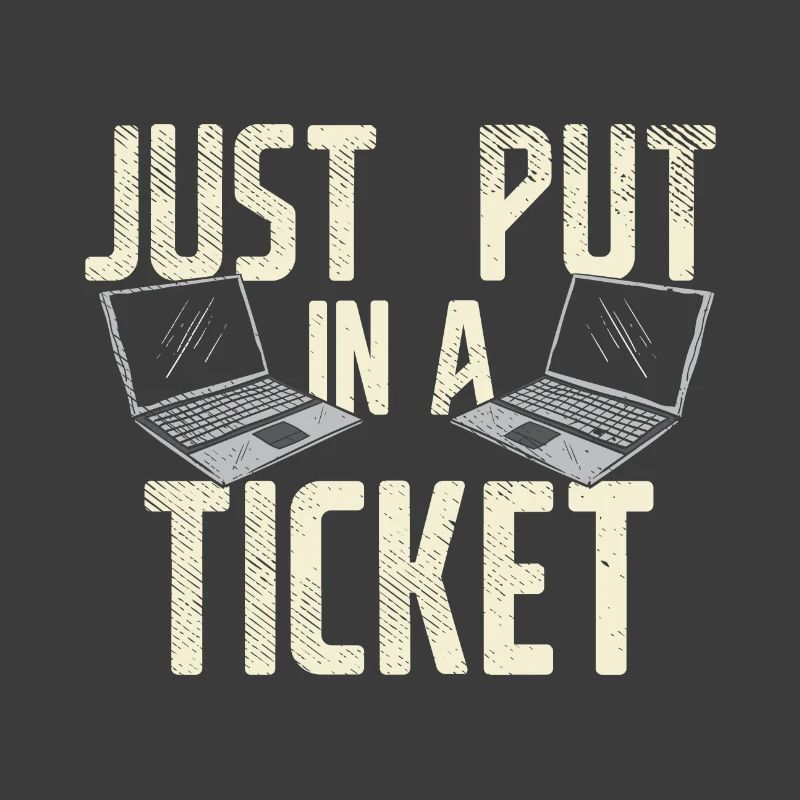 Mettez simplement un ticket pour le service d'assistance et le support technique