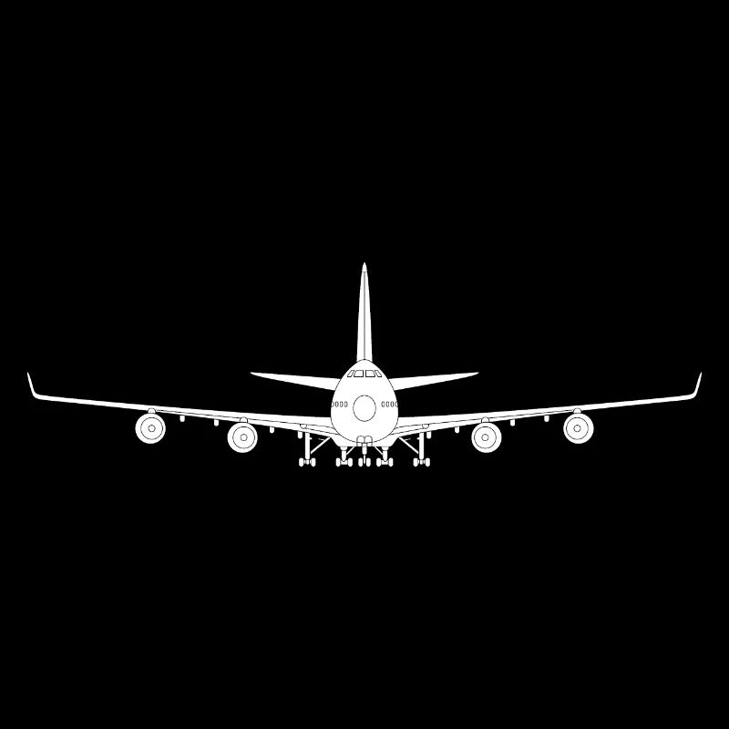 Jumbo jet en blanc! Projet d'idée cadeau de feu