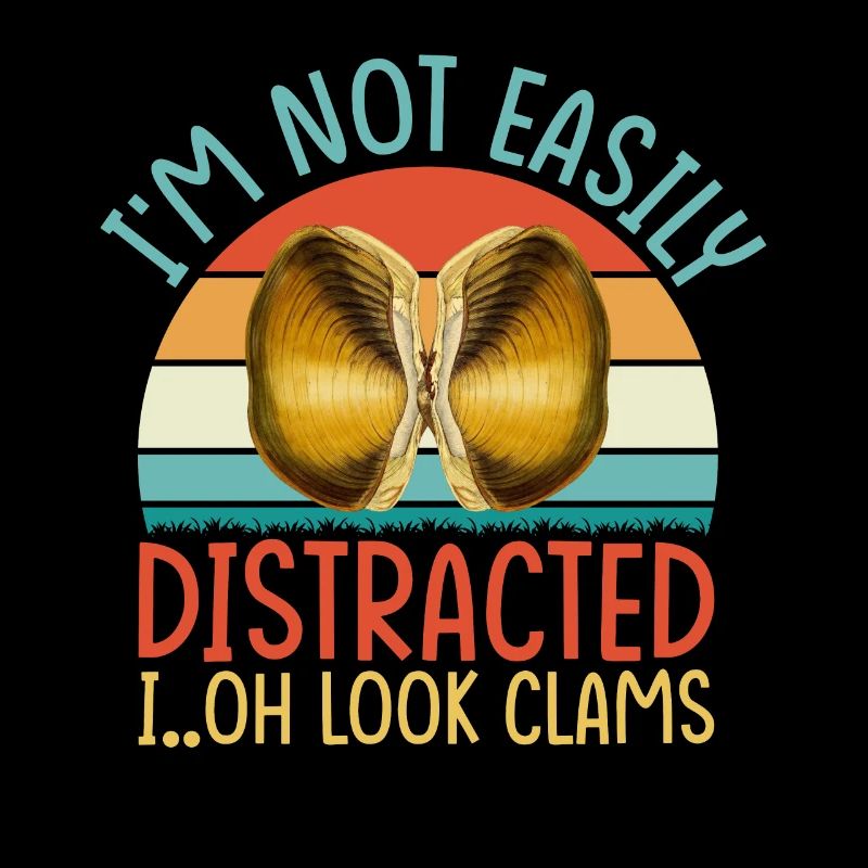 Clam Clamming Zeevruchten Digger Shell Ontwerp