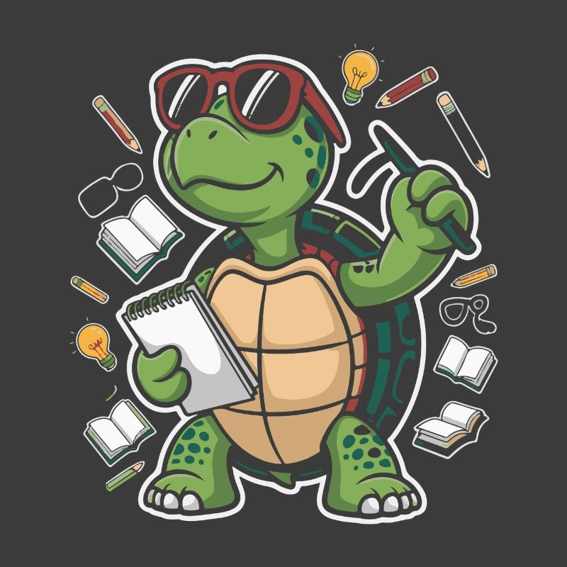 Learning turtle with pen