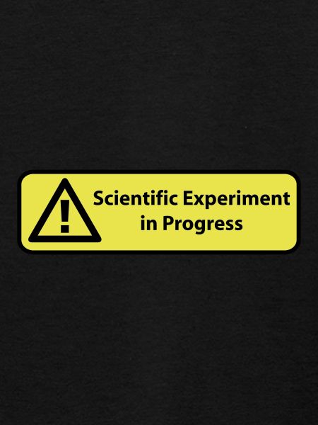 Scientific experiment in progress