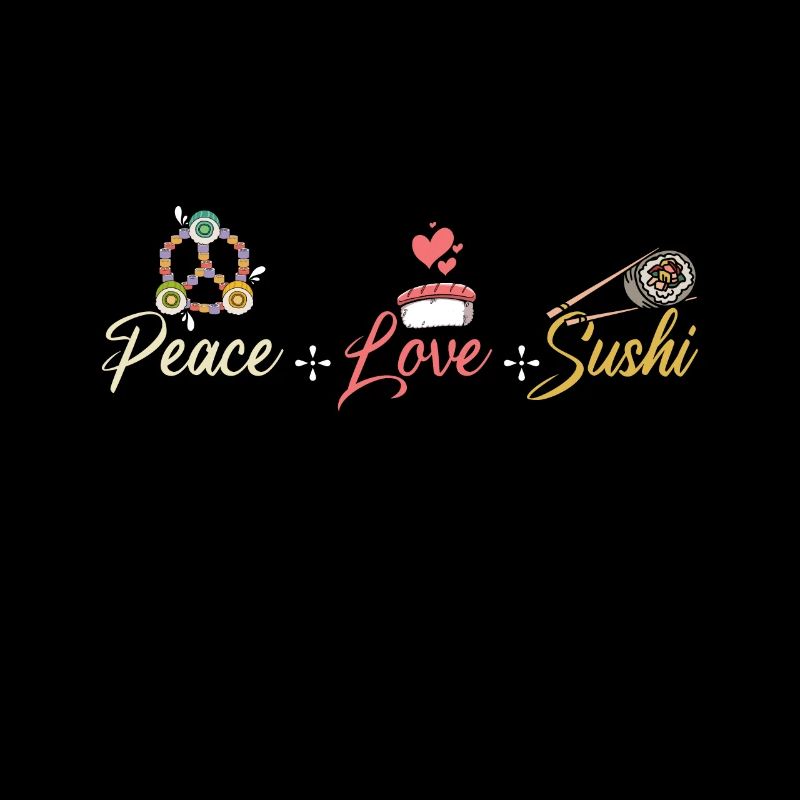 Paix, amour, sushi