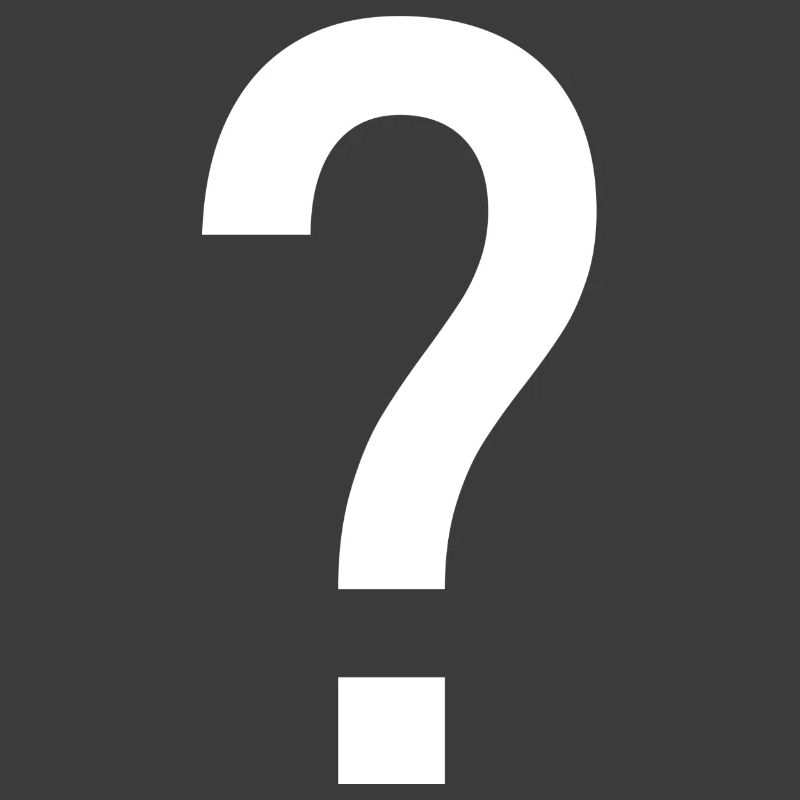 Point d'interrogation signe conception idée cadeau idée