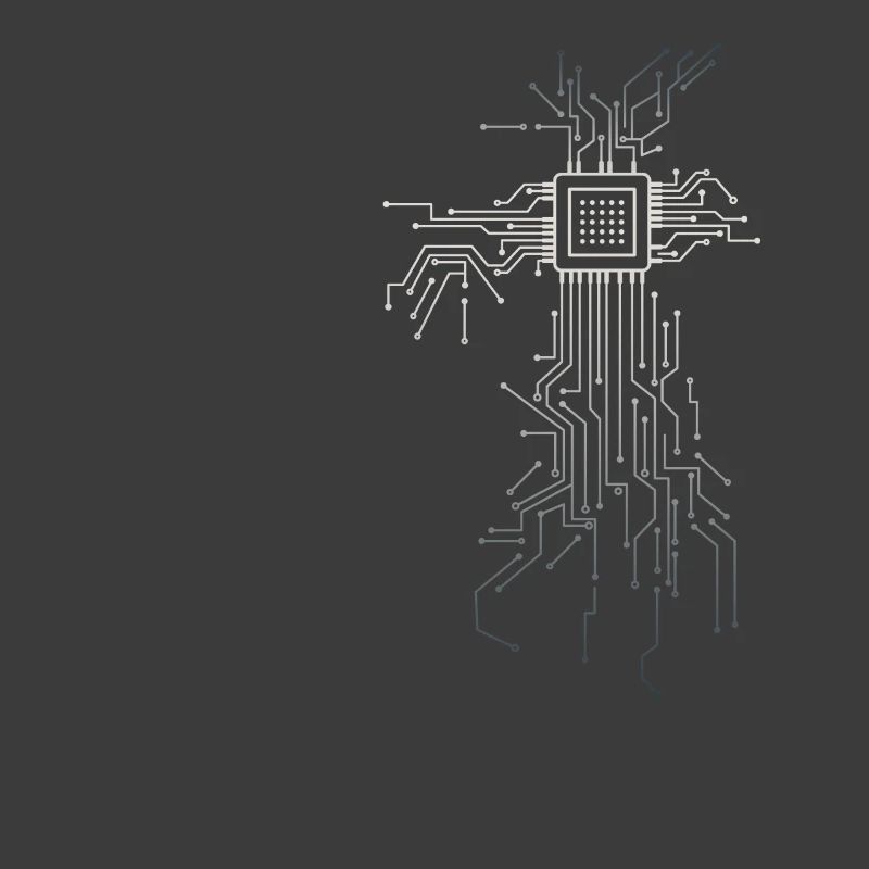 PCB circuit boards layout CPU heart computer admin