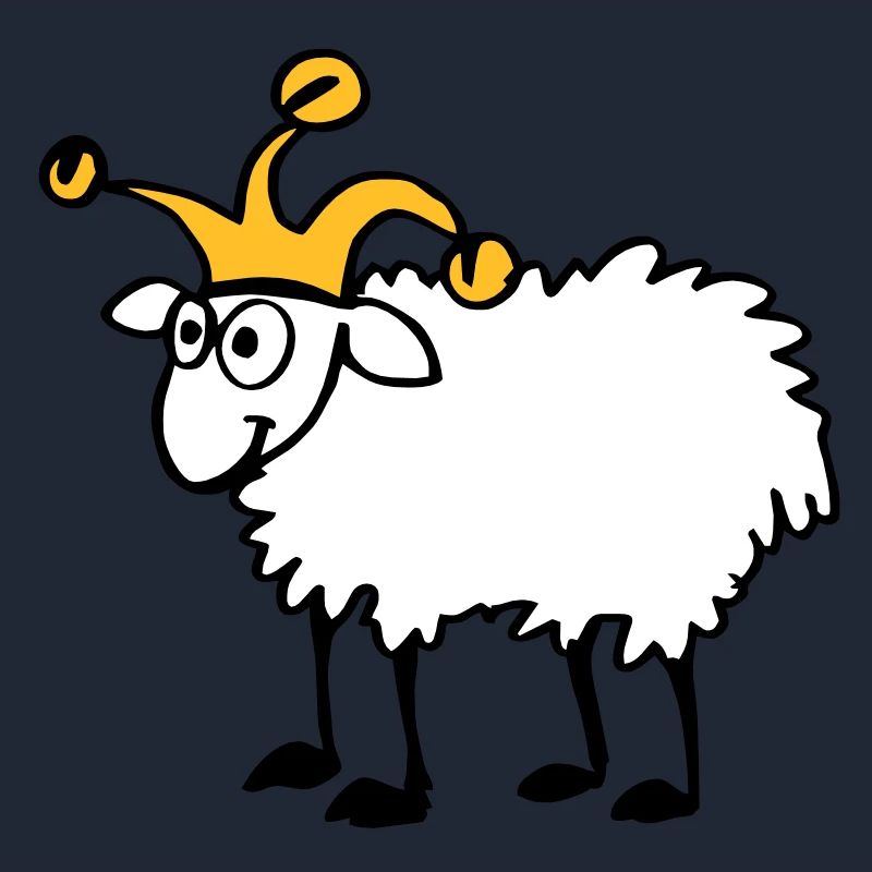 Moutons avec bonnet d'âne