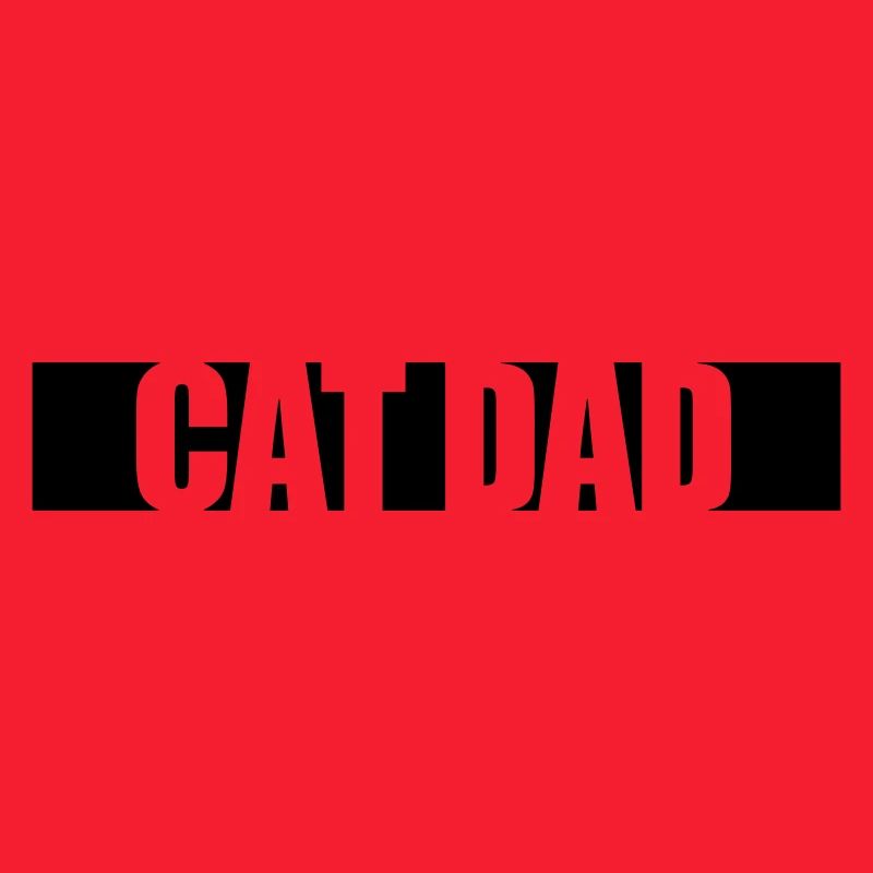 Cat Dad Stripe Design