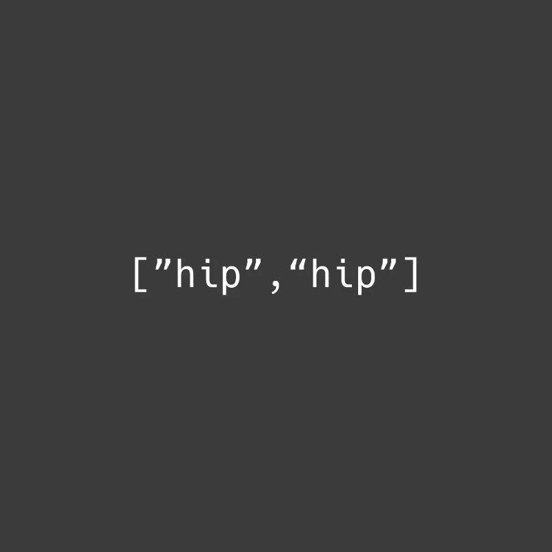 Hip Hip Hooray Programming Array